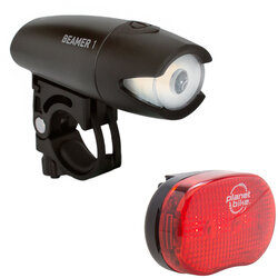 Planet Bike Beamer 1 & Blinky 3 Light Set