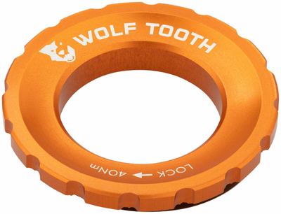 Wolf Tooth Wolf Tooth CenterLock Lockring - Orange